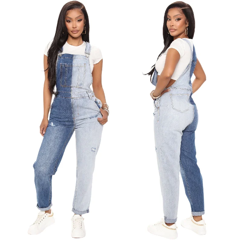 2022 New Arrive Women's Denim Jumpsuit Women Overall Denim Jeans