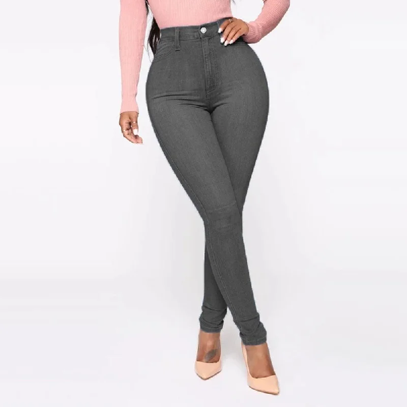 Women's Jeans - High Waist - Slim Style