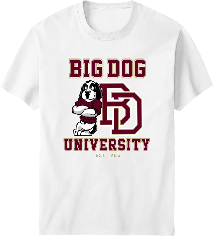 Bd University Burgundy Gold T-shirt