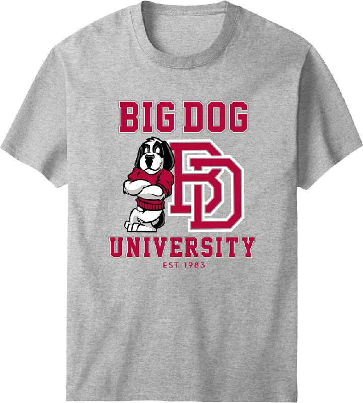 Bd University Red Gray T-shirt