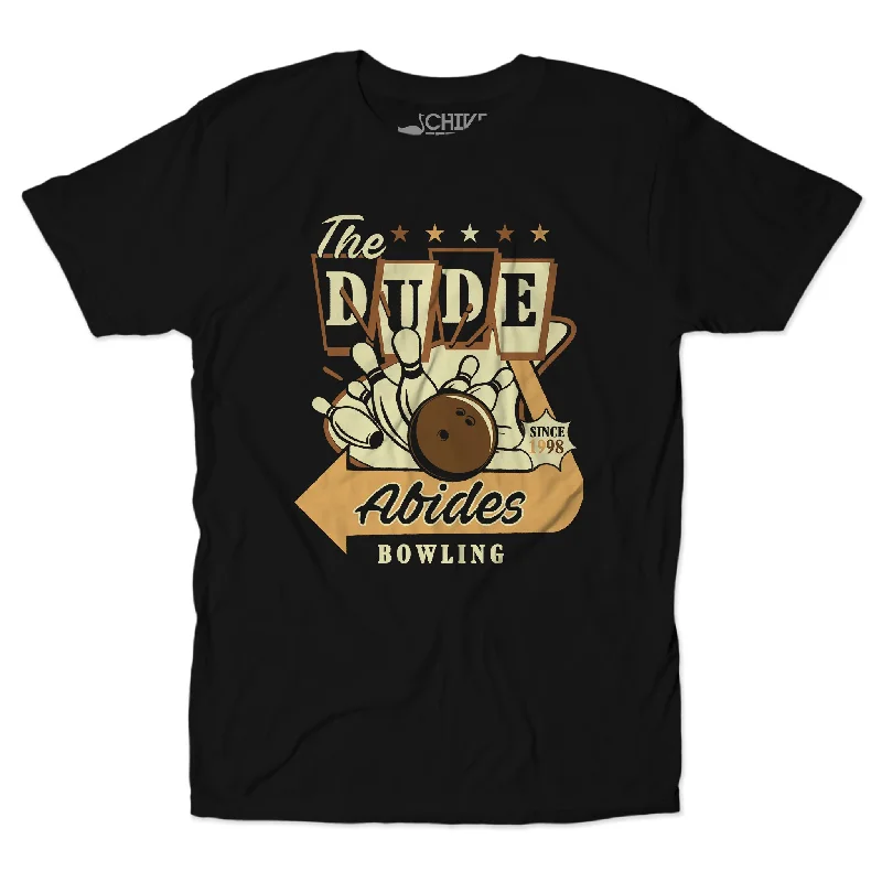 The Dude Abides Bowling Unisex Tee