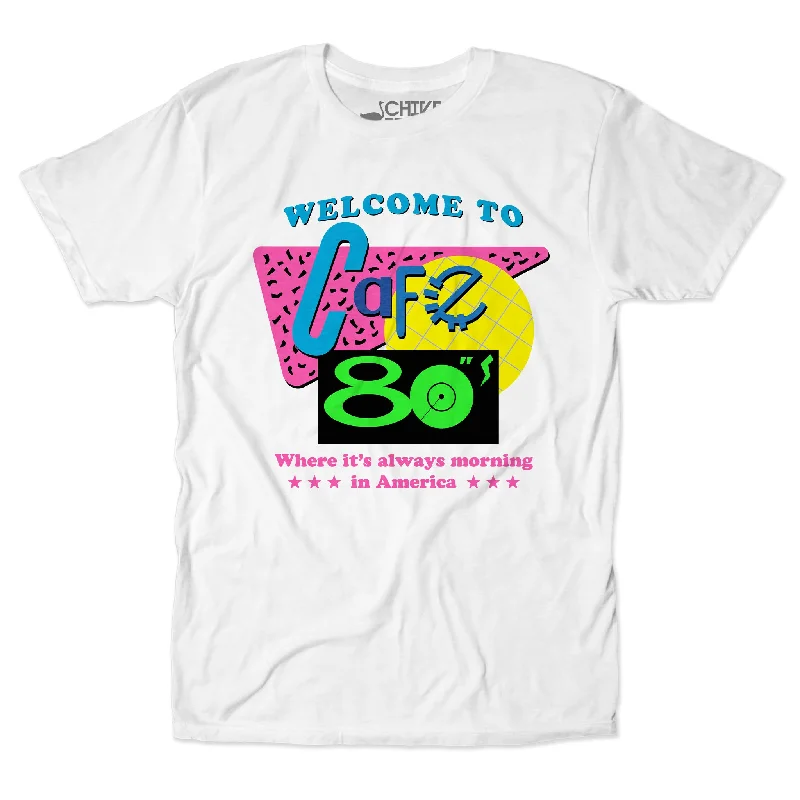 Welcome To Cafe 80's Unisex Tee