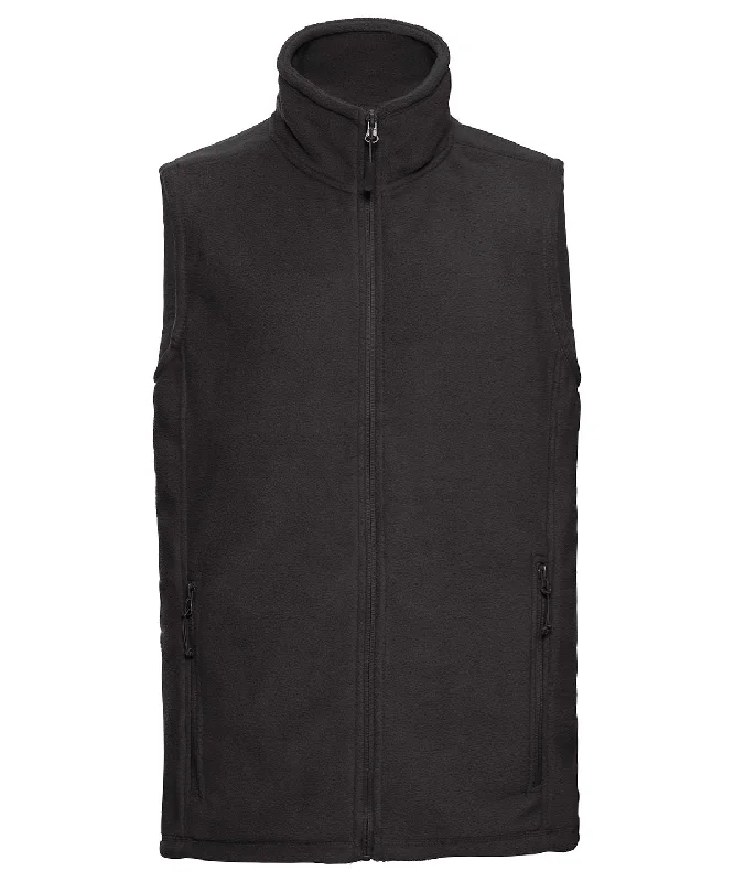 Black - Outdoor fleece gilet