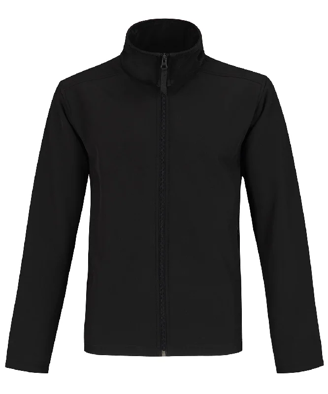 Black/Black Lining - B&C ID.701 Softshell jacket /men