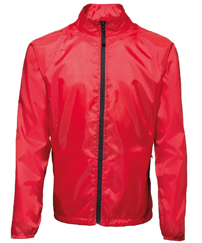 Red/Black - Contrast lightweight jacket