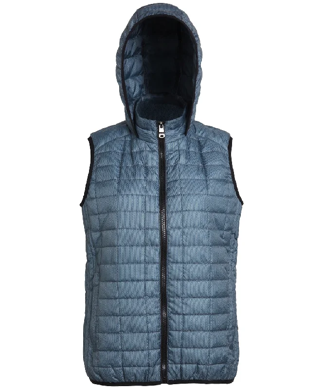 Steel - Women's honeycomb hooded gilet