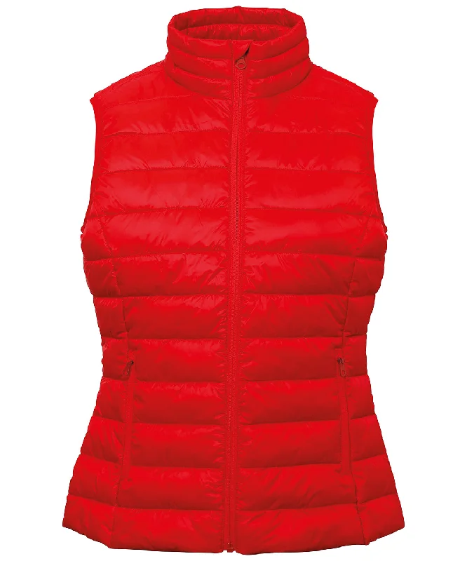 Red - Women's terrain padded gilet