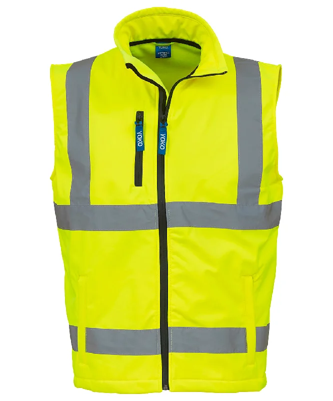 Yellow - Hi-vis softshell gilet (HV006)