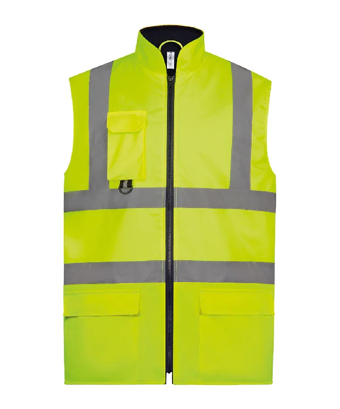 Yellow - Hi-vis padded bodywarmer (HV005)