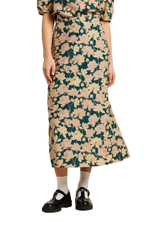 Demi Skirt In Jasper Twilight