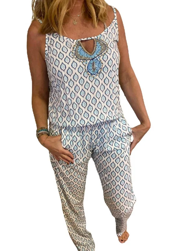 Jaipur Jumpsuit In Blue