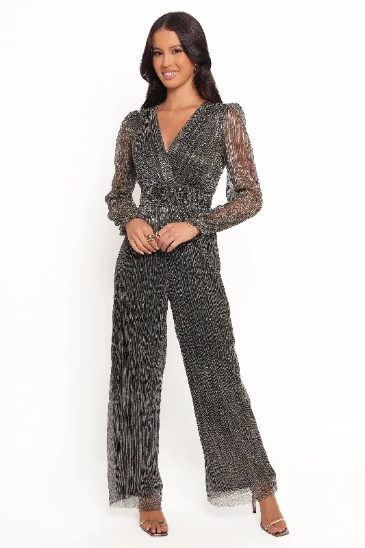 Mossie Long Sleeve Jumpsuit - Moonlight Gold