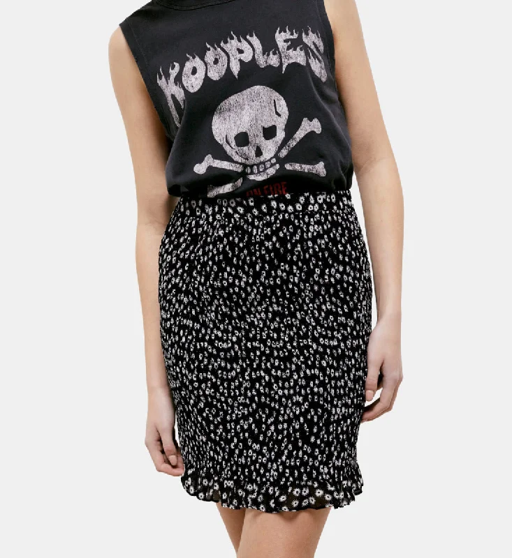 Short Printed Skirt