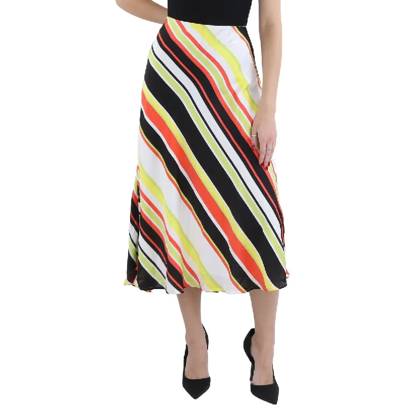 Womens Silk Long Pencil Skirt