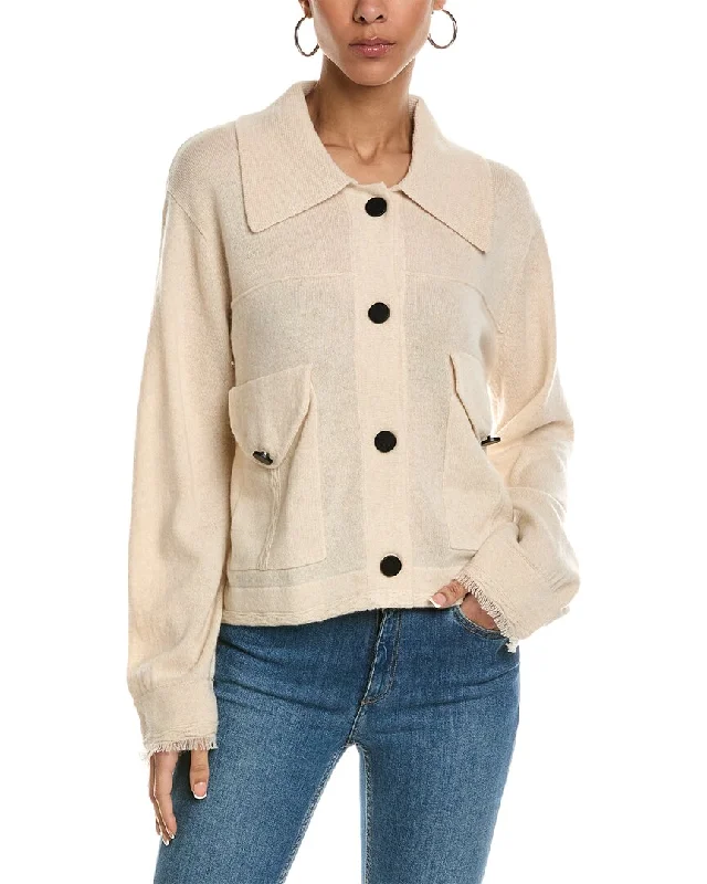 Brodie Cashmere Desert Fringe Cashmere Jacket