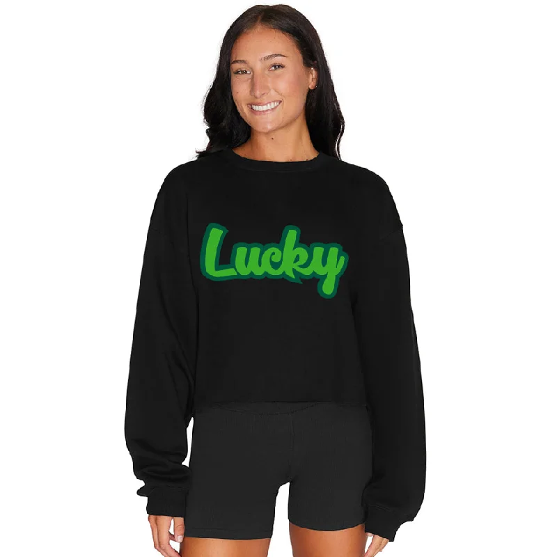 Lucky Black Crewneck