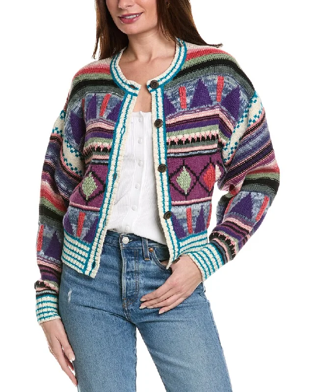 MOTHER The Soaring High Alpaca-Blend Cardigan