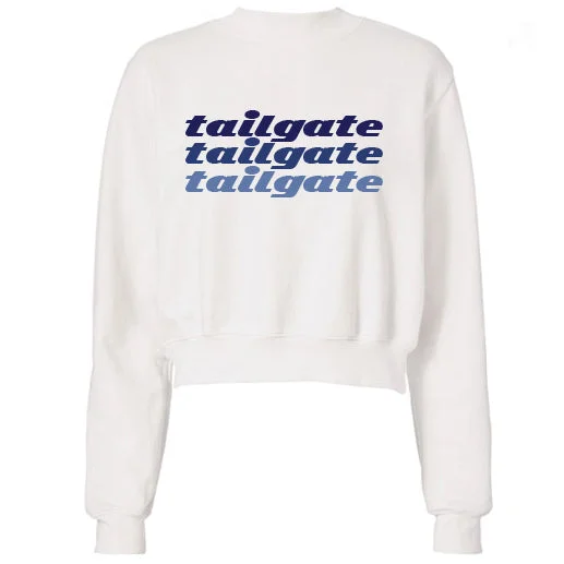 Navy Tailgate Text Sweatshirt