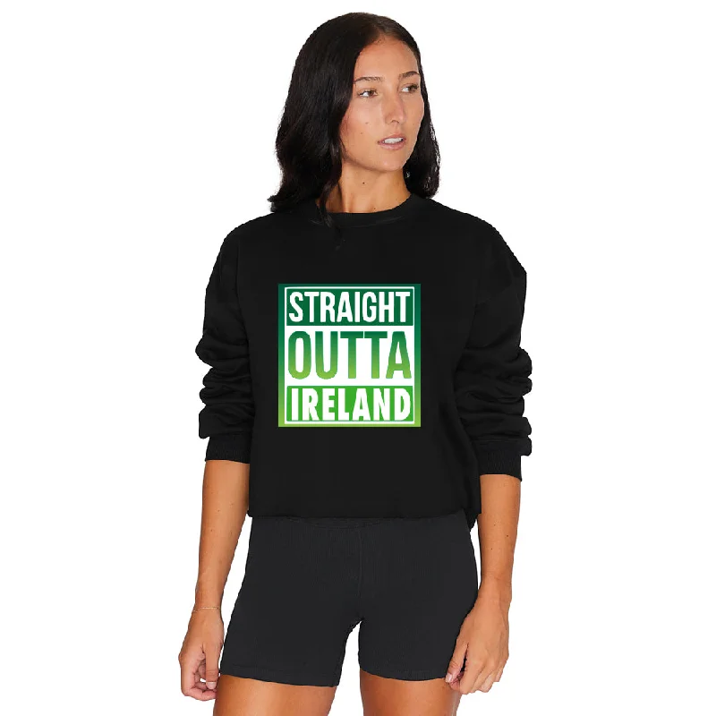 Ireland Black Crewneck