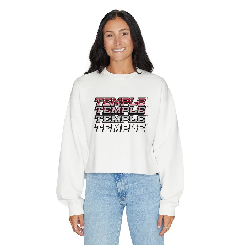 Temple Owls Signature Crewneck