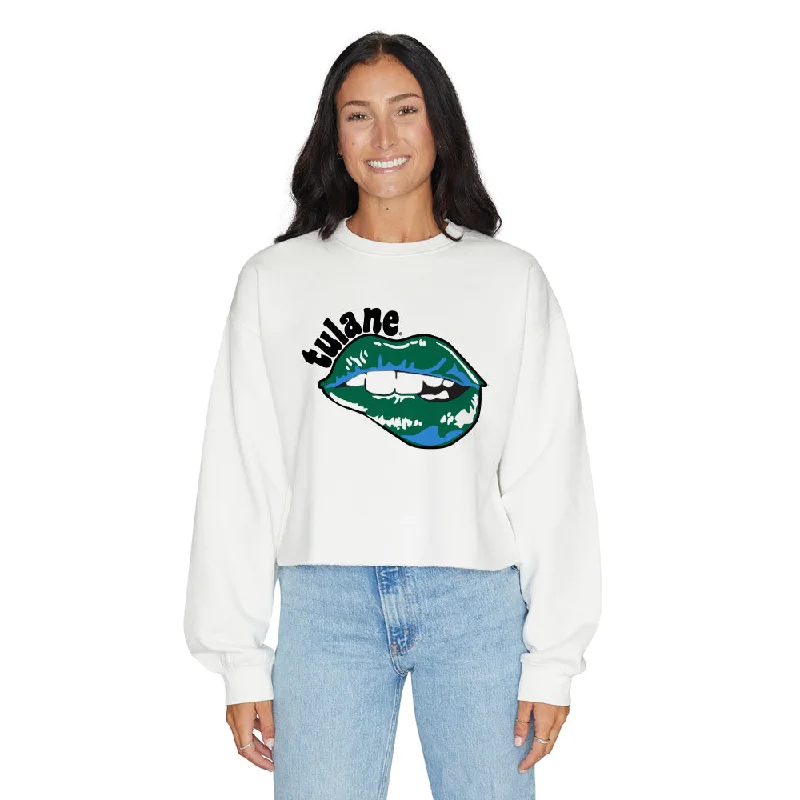 Tulane Lips Crewneck Sweatshirt